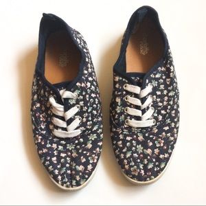 Charlotte Russe Canvas Lace-Up Sneakers